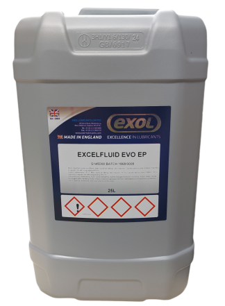 ExcelFluid EVO EP Extreme Pressure Ideal For Difficult Alloys Quantity 25 litres