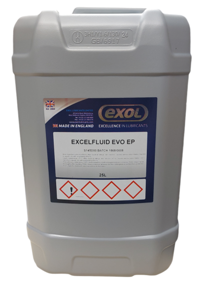 ExcelFluid EVO EP Extreme Pressure Ideal For Difficult Alloys Quantity 25 litres