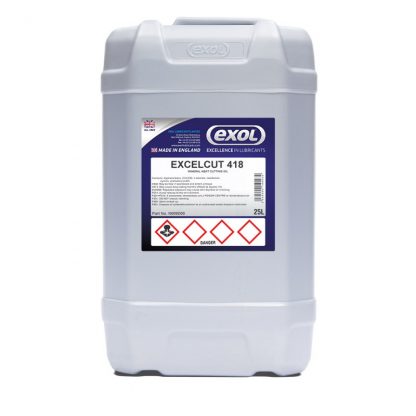 ExcelCut 418 Neat Cutting Oil Recommended for Aluminium Alloys and Yellow Metals (non stock allow up to 7 working days for delivery)