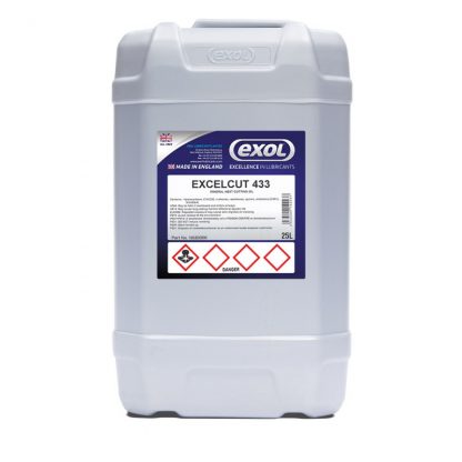 ExcelCut 433 Low Viscosity Extreme Pressure Neat Cutting Oil Ideal for Gear Cutting Deep Hole Boring (Non-Stock item, please allow 7 working days for delivery)
