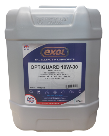 Optigaurd 10w30 Mineral Engine Oil ACEA A3/B3, A3/B4, E2, API SL/CH-4