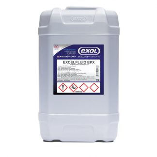 ExcelFluid EPX. Semi Synthetic For Arduous machining on Ferrous and Non Ferrous metals Quantity 25 litres (non stock allow 7 working days for delivery)