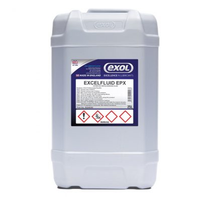 ExcelFluid EPX. Semi Synthetic For Arduous machining on Ferrous and Non Ferrous metals Quantity 25 litres (non stock allow 7 working days for delivery)
