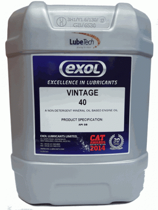 Vintage SAE 40 Non Detergent Classic Engine Oil API SB