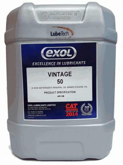 Vintage SAE 50 Non Detergent Classic Engine Oil API SB