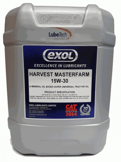 Optifarm Master 15w30 Super Universal Tractor Oil API CE/SF, GL-4, CCMC D4/G2