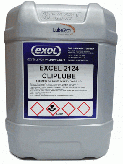 Excel Cliplube 2124 Scaffold anti seizure oil 20 litre