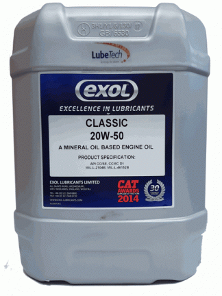 Classic 20w50 Mineral Based Engine oil API CC/SE