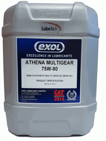 Multigear 75w80 Semi Synthetic Gear Oil API GL-4, GL-5 MTF