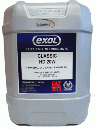 Classic SAE 20 Mineral Engine Oil API CC/SE