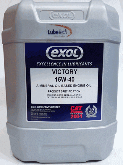 Victory 15w40 Mineral Engine Oil API CD/SF, CCMC G2/D2