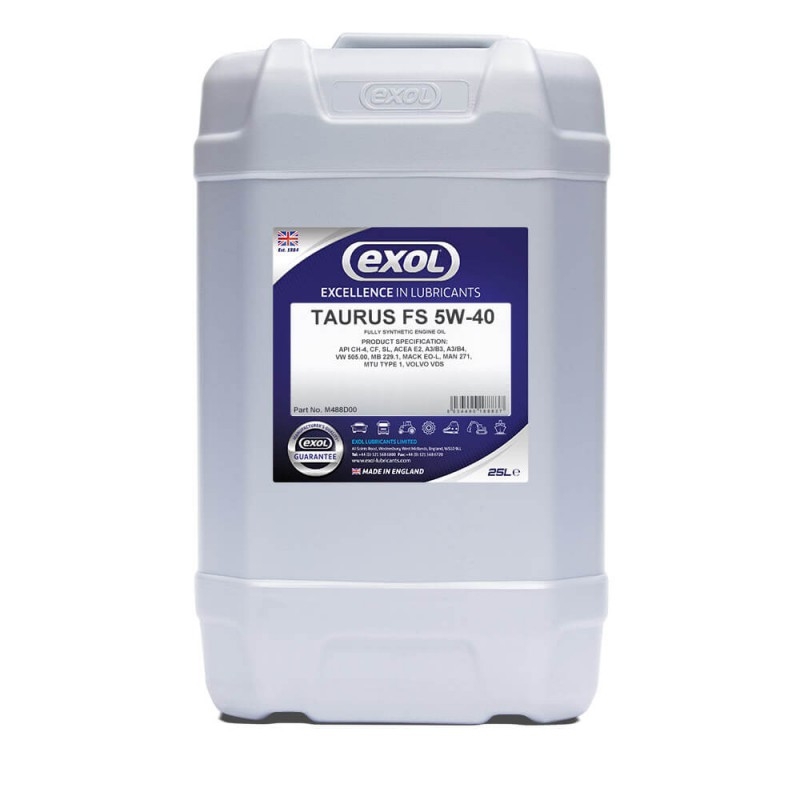 Taurus FS 5w40 Synthetic Heavy Duty Diesel Engine Oil JCB Ecomax T4i JCB Dieselmax T3 20 Litre