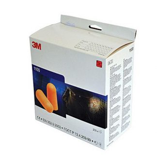 3M 1100 Foam Ear Plugs Box of 200 Pairs