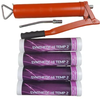 Synthetic High Temperature Grease - Grease Gun And 4 x 400gm Synthetic EP2