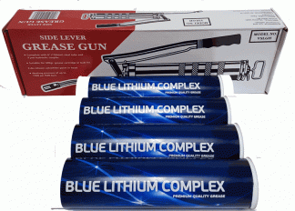 Exol Blue Lithium Complex EP2, Grease Gun and 4 x 400gm Cartridges Starter Pack