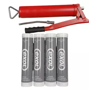 Exol LM2 Molybdenum Disulphide Grease - Grease Gun And 400gm LM2 Grease