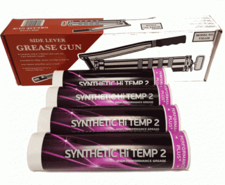 Synthetic High Temperature Grease, Grease Gun and 4 x 400gm Synthetic EP2