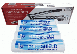 Exol Food Safe White Grease, Grease Gun and 4 x 400gm Cartridges Starter pack