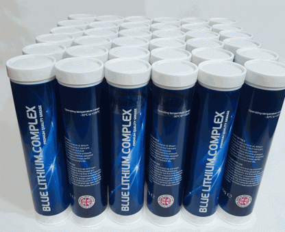 Lithium Complex High Temperature Grease Cartridges Colour Blue 12 x 400gm
