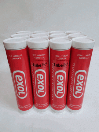 Lithium Complex High Temperature Grease Cartridges Colour Red 12 x 400gm