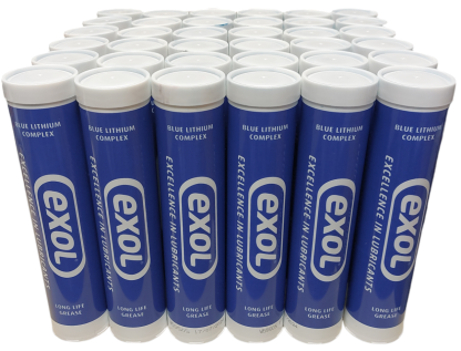 Lithium Complex High Temperature Grease Cartridges Colour Blue 36 x 400gm