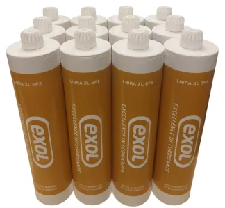 Exol XL Large Multipurpose Lithium EP2 Screw In Grease Cartridges 500gm