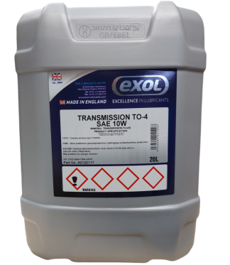 EXOL TO4 10W TRANSMISSION OIL 20LTR CATERPILLAR TO4 SPECIFICATION