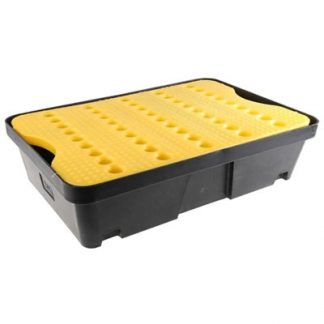 20 LITRE POLYETHYLENE SPILL TRAY COMPLETE WITH GRATING PART NUMBER 31-3080 FREE DELIVERY
