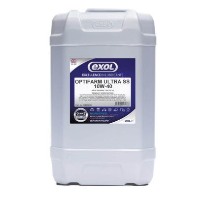EXOL OPTIFARM ULTRA 10W40 SEMI SYNTHETIC SUPER UNIVERSAL TRACTOR OIL 20 LITRE