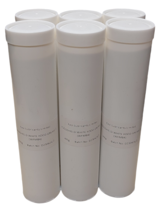 White Food Safe Grease Cartridge NLGI No2 400gm x 6