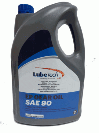 Gear Oil EP 90 API GL4 5ltr Monograde Gear oil by Lubetech 5Ltr and 1Ltr Sizes