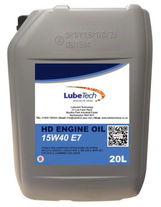 LUBETECH HD 15W40 ENGINE OIL ACEA E7 20L VOLVO VD3 PENTA MARINE DIESEL