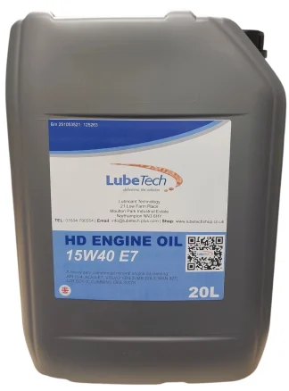 LUBETECH HD 15W40 ENGINE OIL ACEA E7 20L VOLVO VD3 PENTA MARINE DIESEL