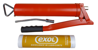 GREASE GUN AND 1 X 400gm EXOL LITHIUM EP2 MULTIPURPOSE GREASE CARTRIDGE