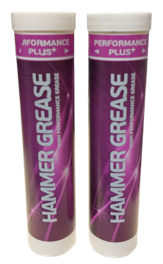 Hammer Grease Contains Graphite 2 x 400gm, Suitable for Hydraulic Hammers, also Pin & Bush and Open Gear Applications