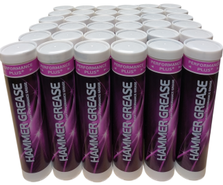 Hammer Grease Contains Graphite 36 x 400gm, Suitable for Hydraulic Hammers, also Pin & Bush and Open Gear Applications