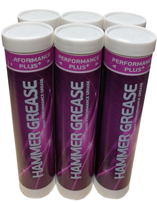 Hammer Grease Contains Graphite 6 x 400gm, Suitable for Hydraulic Hammers, also Pin & Bush and Open Gear Applications