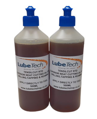 Tensilcut RTD Neat Cutting Oil, for Tapping Drilling Reaming Sawing 2 x 500ml