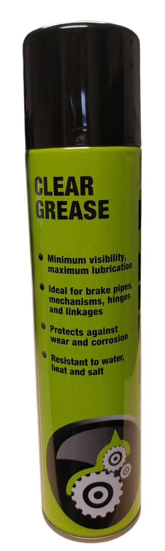 FIXT CLEAR GREASE SPRAY 400ml AEROSOL, PROTECTS AGAINST WEAR & CORROSION