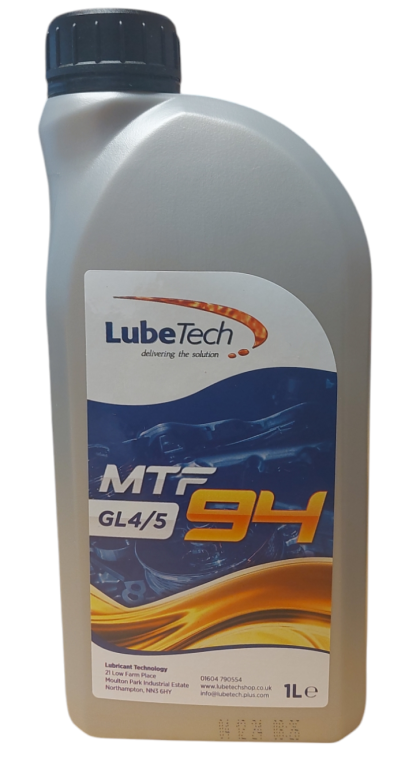 Lubetech MTF 94 Manual Transmission Oil, A 75w80 Gear Oil Meeting API GL4/GL5 5ltr and 1ltr Sizes - Image 2