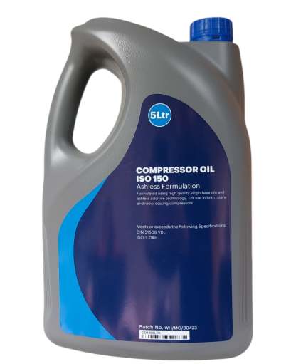 LUBETECH COMPRESSOR OIL VG 150 5LTR HYDROVANE 2000 HOUR OIL - Image 3