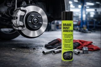 FIXT Brake Parts Cleaner & Dust Arrestor Spray Clean Frees Seized And Squealing Brakes 400ml Cans
