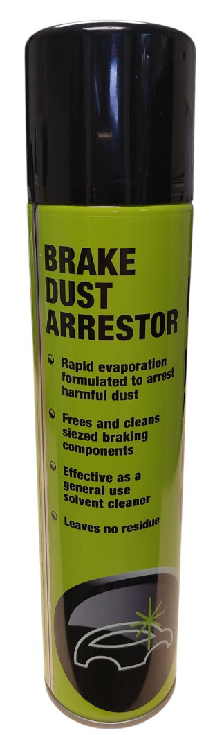 FIXT BRAKE DUST ARRESTOR 400ml AEROSOLS FREES & CLEANS SIEZED BRAKING COMPONENTS